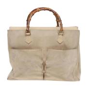 Gucci Vintage Pre-owned Mocka totevskor Beige, Dam