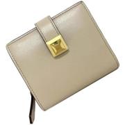 Fendi Vintage Pre-owned Laeder plnbcker Beige, Dam