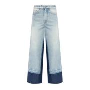 MM6 Maison Margiela Jeans med vintageeffekt Blue, Dam