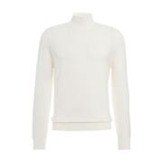 Kangra Vit Stickat Aw24 White, Herr