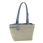 Prada Vintage Pre-owned Canvas totevskor Beige, Dam