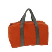 Prada Vintage Pre-owned Nylon handvskor Orange, Dam