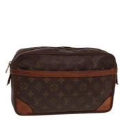 Louis Vuitton Vintage Pre-owned Canvas kuvertvskor Brown, Dam