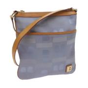 Bally Pre-owned Pre-owned Canvas axelremsvskor Blue, Dam