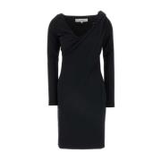 JW Anderson Elegant Svart Polyesterblandningsklänning Black, Dam