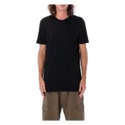 Rick Owens Svart Level T-shirt Black, Herr