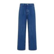 Marni Blå Bomullsjeans Aw24 Blue, Herr