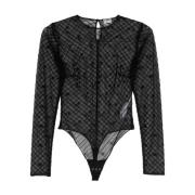 Elisabetta Franchi Svart Topwear Aw24 Damkläder Black, Dam