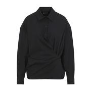 Lemaire Grå Skjortor Aw24 Damkläder Black, Dam