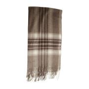 Corneliani Bruna Scarves för Män Aw24 Brown, Herr