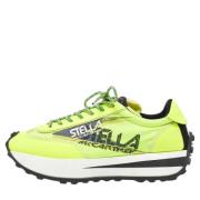 Stella McCartney Pre-owned Pre-owned Tyg sneakers Yellow, Dam