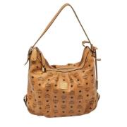 MCM Pre-owned Pre-owned Canvas handvskor Brown, Dam