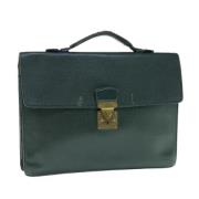 Louis Vuitton Vintage Pre-owned Laeder portfljer Green, Dam