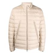 Moncler Beige Dunjacka Beige, Herr