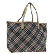 Burberry Vintage Pre-owned Canvas totevskor Gray, Dam