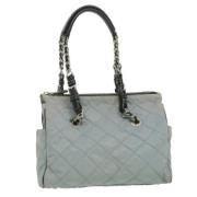 Prada Vintage Pre-owned Nylon prada-vskor Blue, Dam