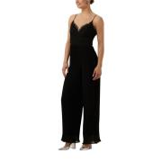 Guess Elegant Plisserad Jumpsuit för Kvinnor Black, Dam