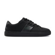 Guess Låga PU läder sneakers - Todi Black, Herr