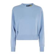 Ralph Lauren Stilig Pullover Tröja för Män Blue, Dam