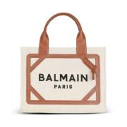 Balmain Beige Axelväska för Kvinnor Beige, Dam