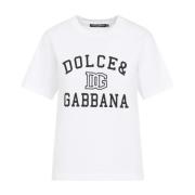 Dolce & Gabbana Vita T-shirts & Polos för kvinnor White, Dam