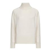 Allude Vit Sweater Kollektion White, Dam