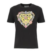 Versace Jeans Couture Kortärmad T-shirt Black, Dam