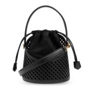 Etro Axelväska Saturno Medium type bucket Black, Dam