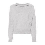 Brunello Cucinelli Grå Sweatshirt Aw24 Dammode Gray, Dam