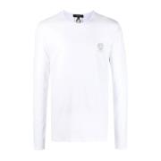 Versace Stilren Bomullst-shirt White, Herr