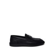 Dolce & Gabbana Klassiska Läder Loafer Skor Black, Herr