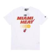 New Era Miami Heat NBA Grafisk Tee White, Herr