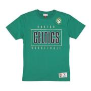 Mitchell & Ness Boston Celtics Vintage Logo Tee Green, Herr