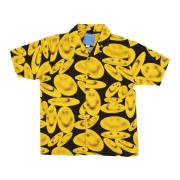 Market Smiley Afterhours Button Up Skjorta Yellow, Herr