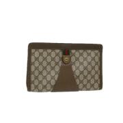 Gucci Vintage Pre-owned Canvas gucci-vskor Beige, Dam