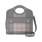 Burberry Vintage Pre-owned Tyg handvskor Gray, Dam