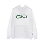 Propaganda Grön Logo Hoodie Lättvikts Sweatshirt White, Herr