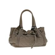 Burberry Vintage Pre-owned Laeder handvskor Beige, Dam