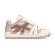 Acupuncture Rosa Låg Sneaker med Gröna Insatser Pink, Dam