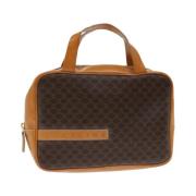 Celine Vintage Pre-owned Laeder handvskor Brown, Dam