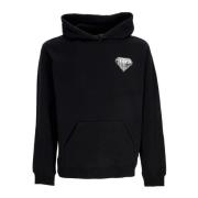 Iuter Svart Logo Hoodie Lättvikts Sweatshirt Black, Herr