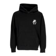 Propaganda Svart hoodie med känguruficka Black, Herr