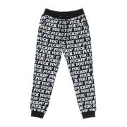 Ripndip Svart Plysch Sweatpants Elastisk Midja Black, Herr