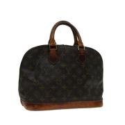 Louis Vuitton Vintage Pre-owned Canvas handvskor Brown, Dam