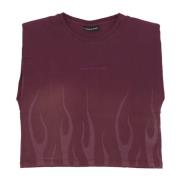 Vision OF Super Flames Tee Grape Dam T-shirt Purple, Dam