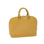 Louis Vuitton Vintage Pre-owned Laeder handvskor Yellow, Dam