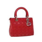 Dior Vintage Pre-owned Laeder handvskor Red, Dam