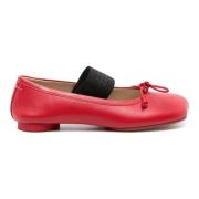 MM6 Maison Margiela Eleganta Balettskor för Dansare Red, Dam