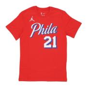 Jordan NBA Statement Edition Embiid Tee Röd Red, Herr