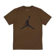 Jordan Jumpman Crew T-shirt Ljus Oliv/Svart Brown, Dam